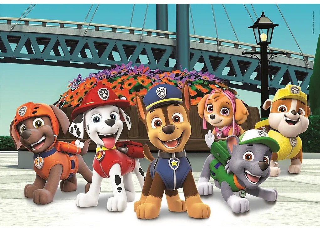 Patrula Cățelușilor Adventure Bay Puzzle Maxi Clementoni, 104 piese