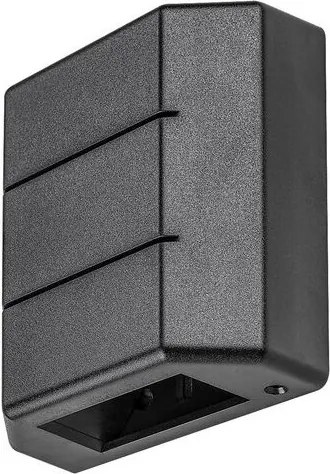 Aplica LED iluminat exterior ambiental IP54 Lippa negru