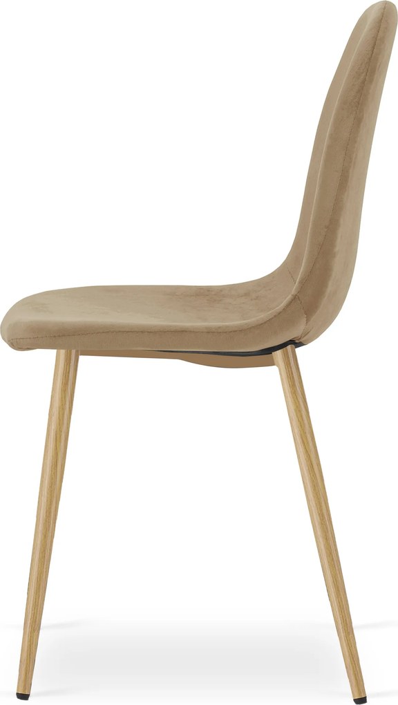 Scaun de masa PADVA VELVET, maro