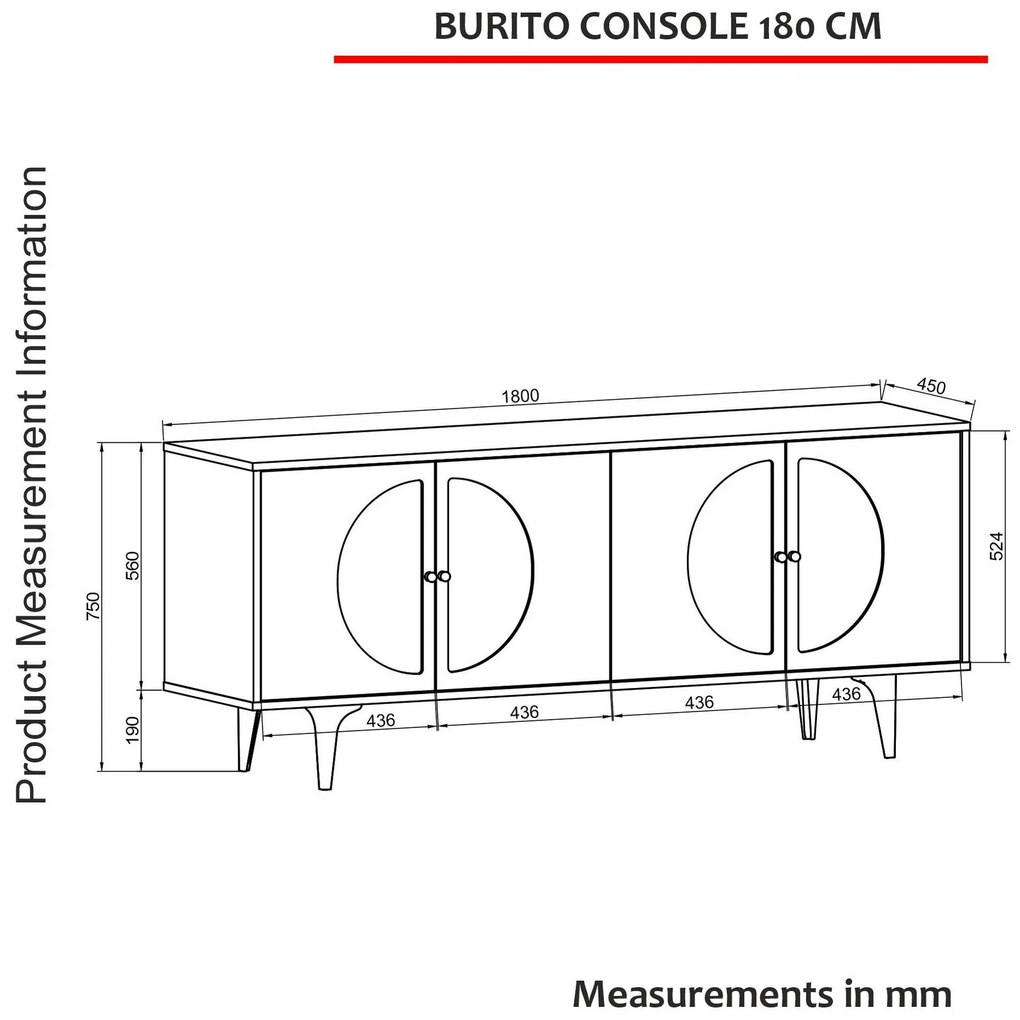 Dulap Burinda 180 (stejar alb). 1108184