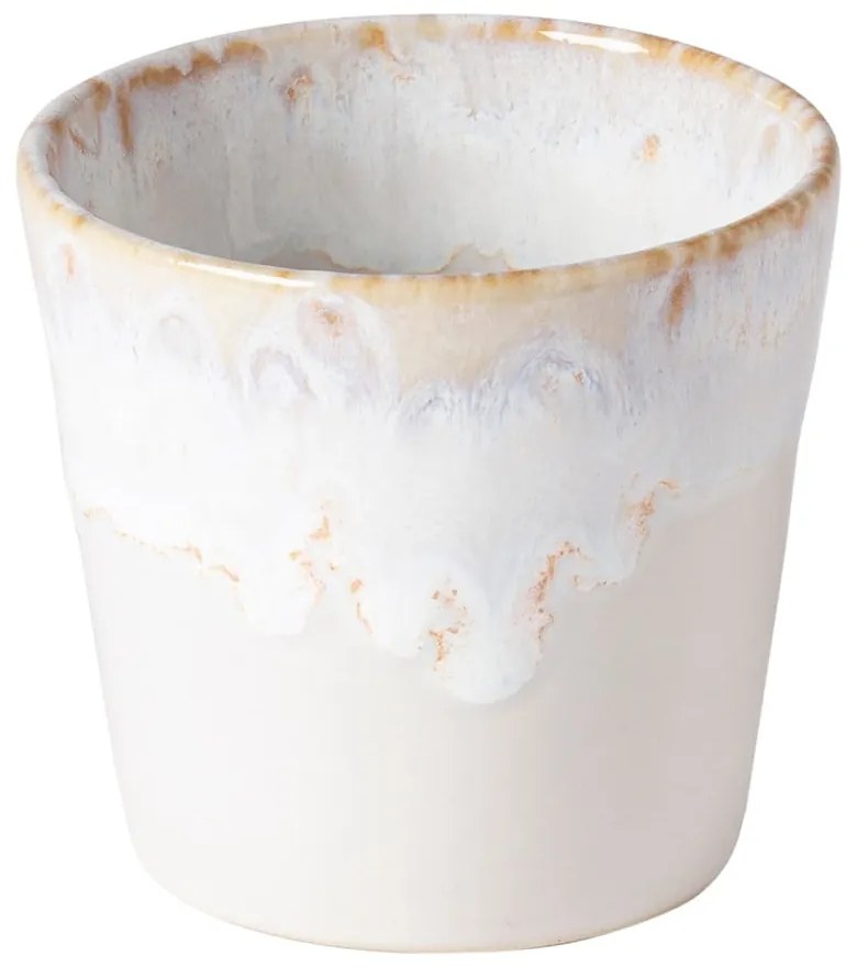 Ceașcă pentru espresso din gresie ceramică Costa Nova, 200 ml, alb - bej