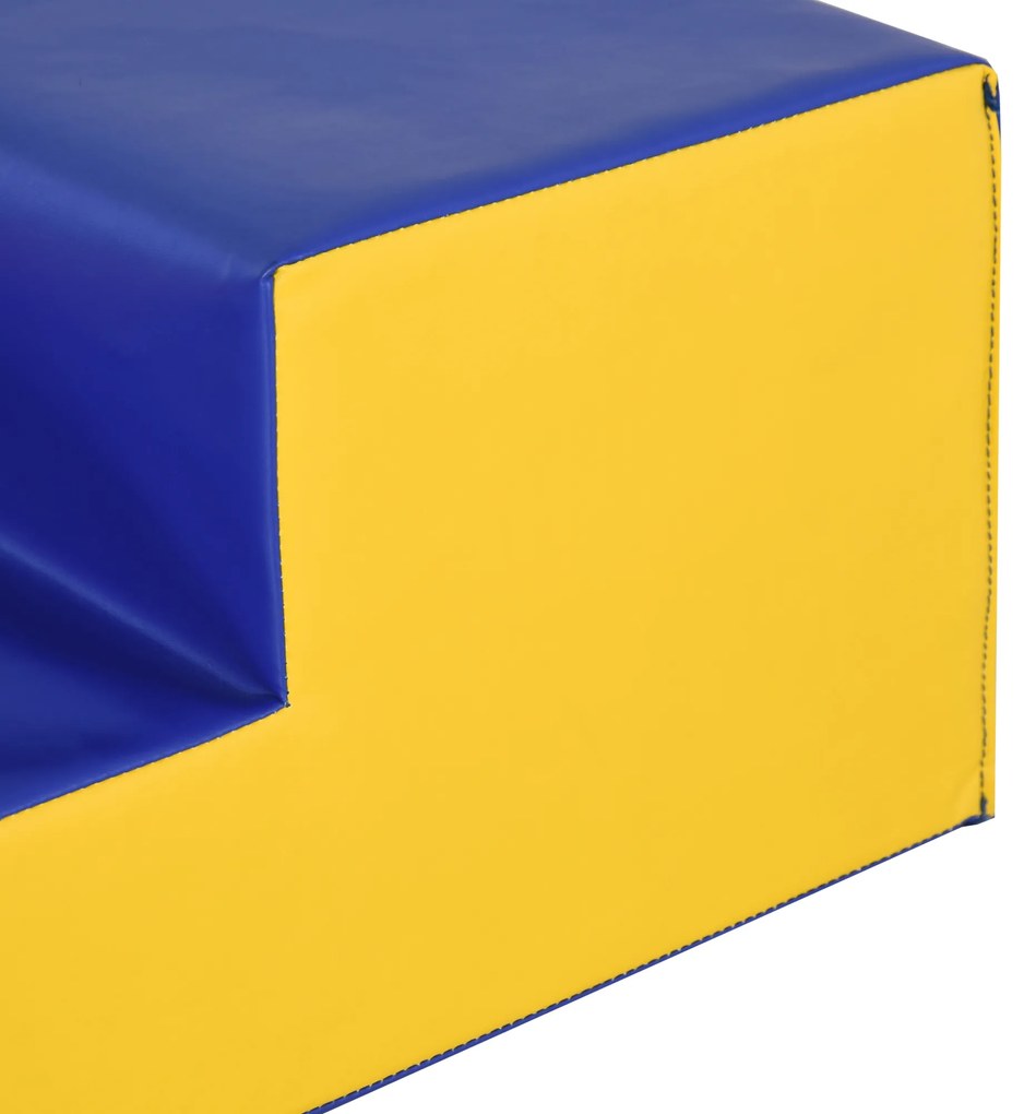 HOMCOM Parcurs motricitate bebeluși jucării de escaladare modular 2 cărămizi gigant din spumă 50 x 50 x 25 cm multicolor | Aosom Romania