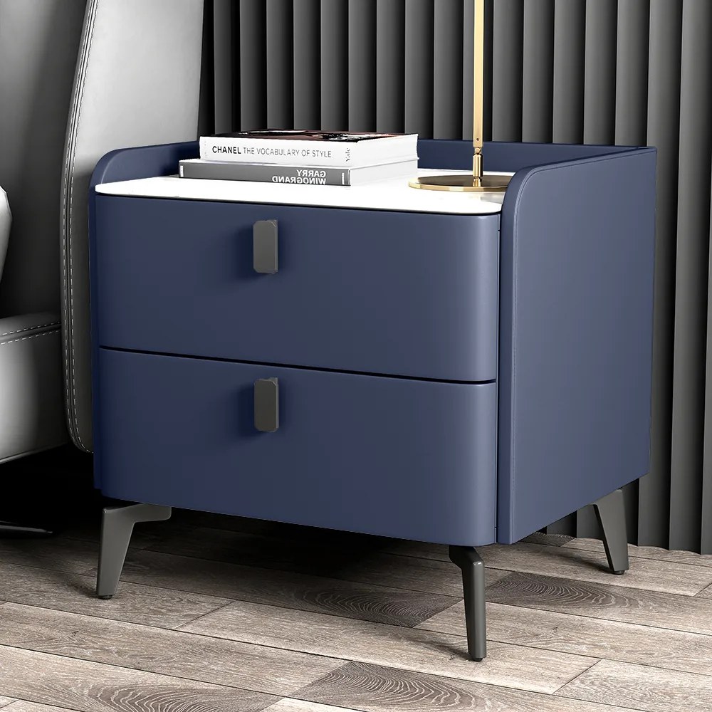 Tumbă modernă pentru dormitor în nuanța de albastru adânc DEPRIMO 41559 - opțiune ideală pentru noptiere elegante și funcționale by Deprimo