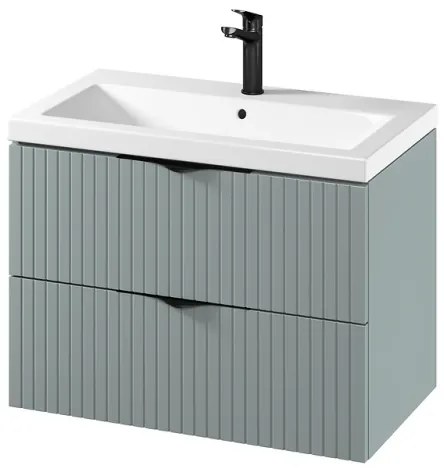 Cersanit S801-540 -Dulap suspendat de baie cu lavoar TIRSO 80x45 cm mentă