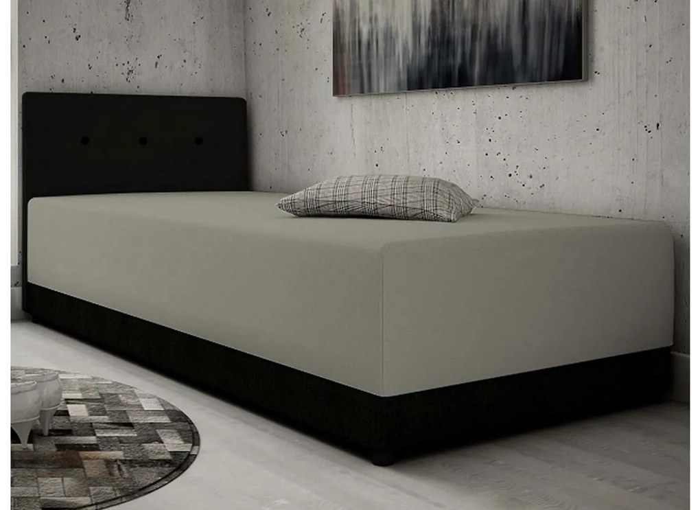 Supermobel Canapea KOLO, 200x80x40, dubai/negru