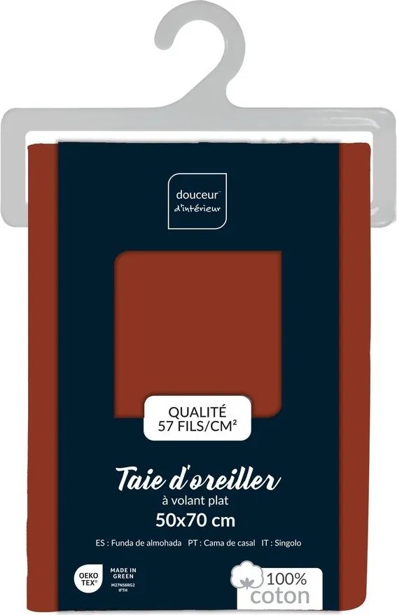 Față de pernă din bumbac 50x70 cm Lina – douceur d'intérieur