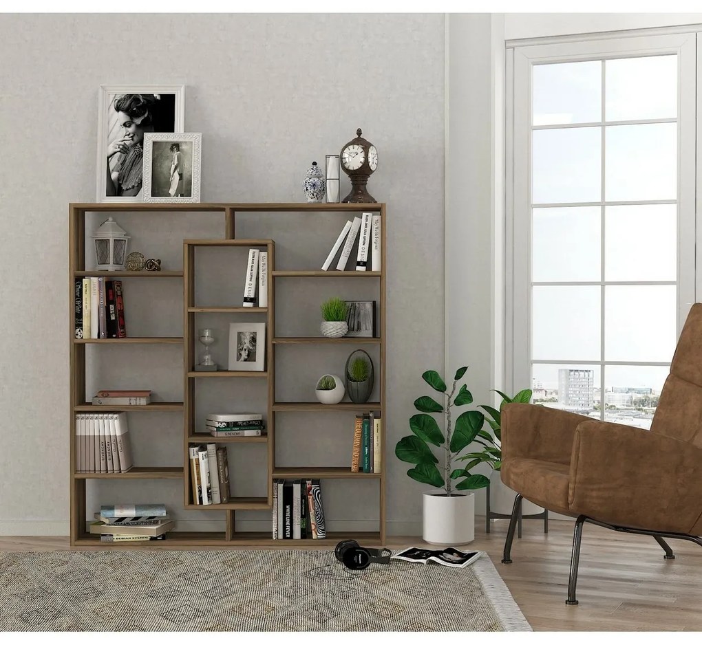 Biblioteca Ample Walnut