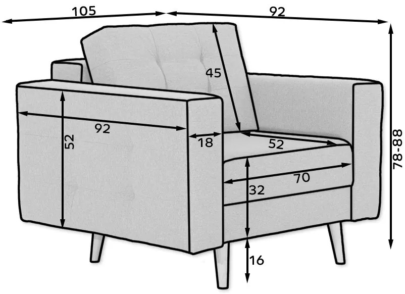 Fotoliu Asgard Kronos 13