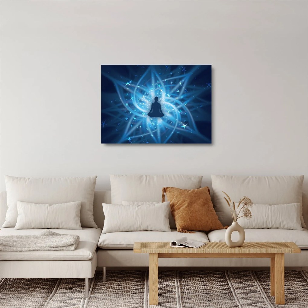 Tablou pe sticlă - Energie spirituală (70x50 cm)