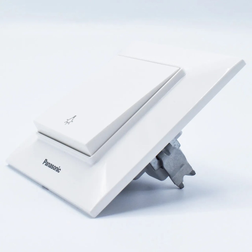 Intrerupator cu revenire, 10A, IP20, Alb, Panasonic Arkedia Slim
