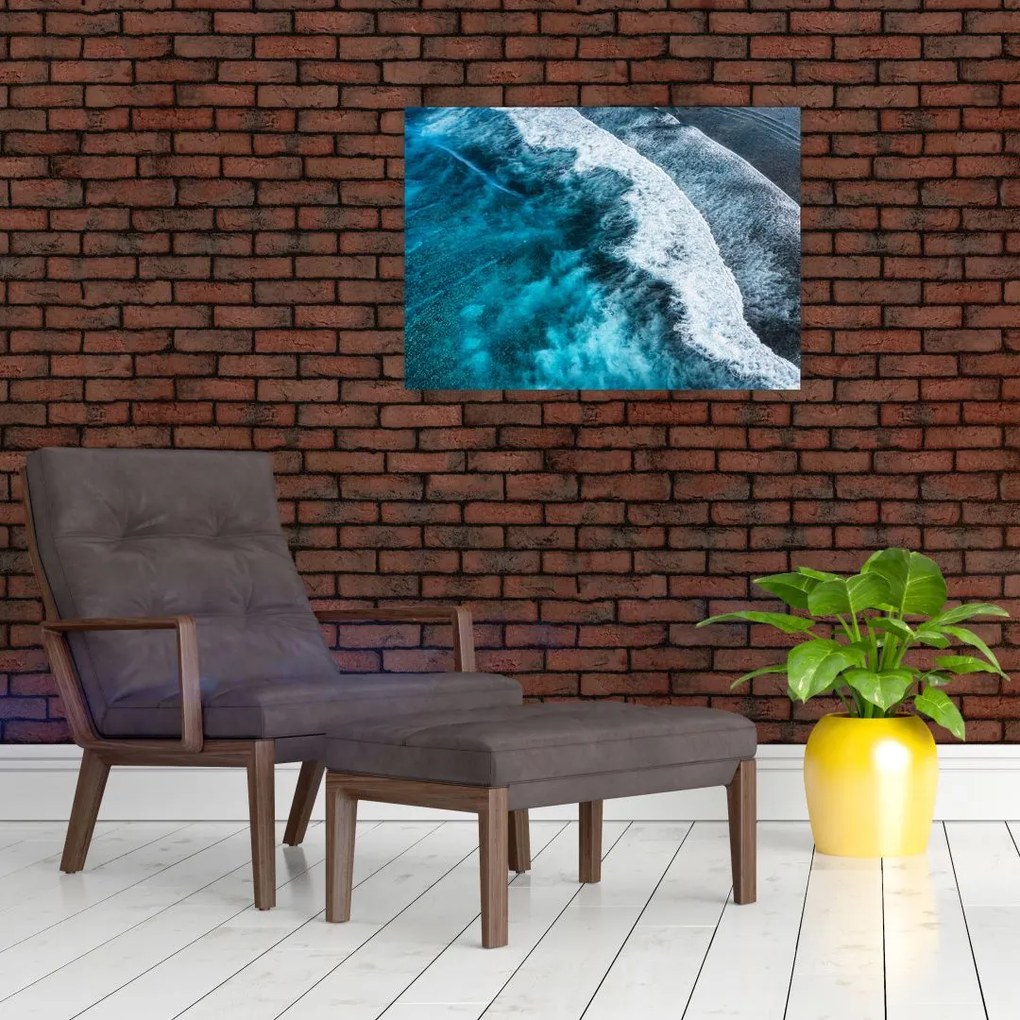 Tablou - Valuri pe mare (70x50 cm)