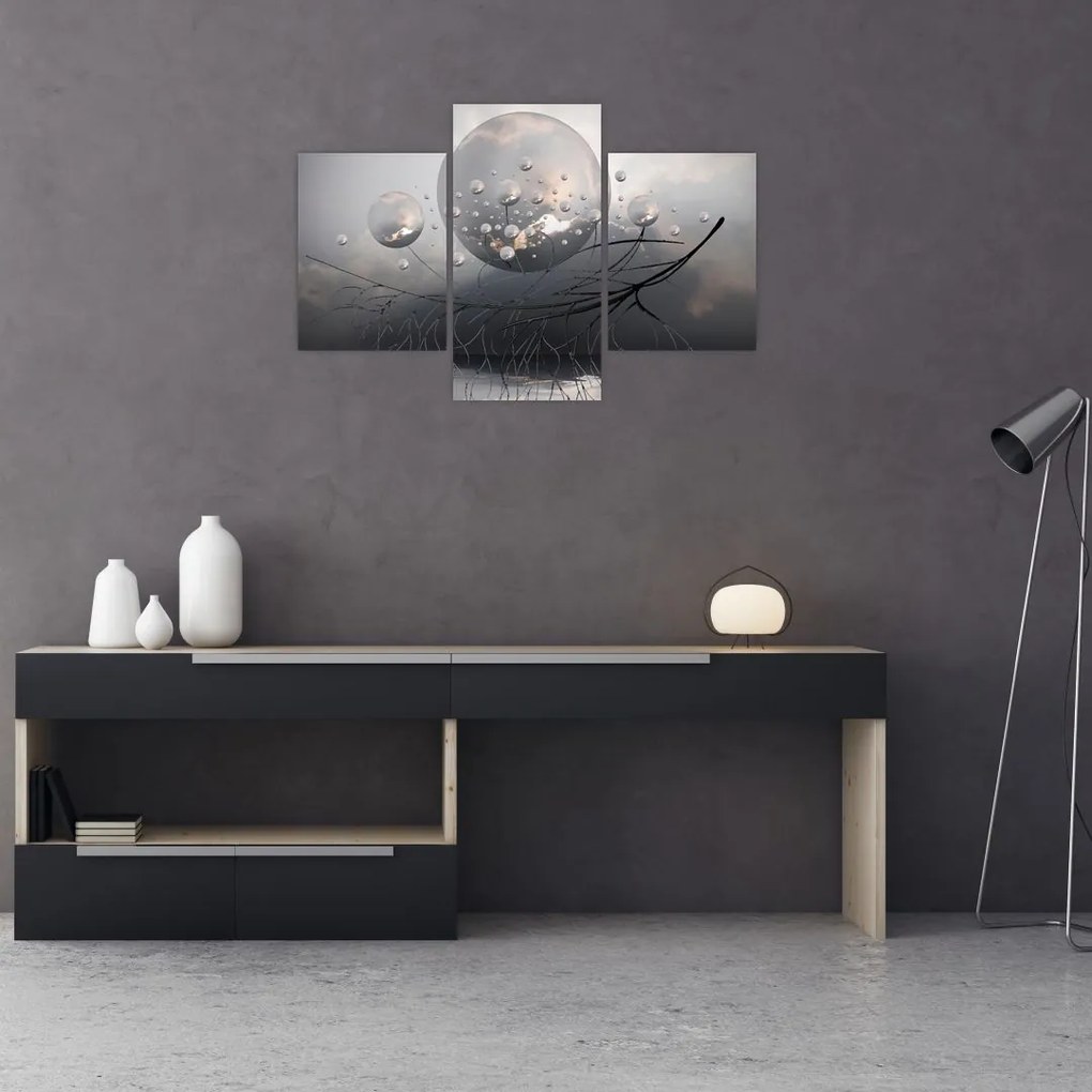 Tabloul bilelor abstracte (90x60 cm)