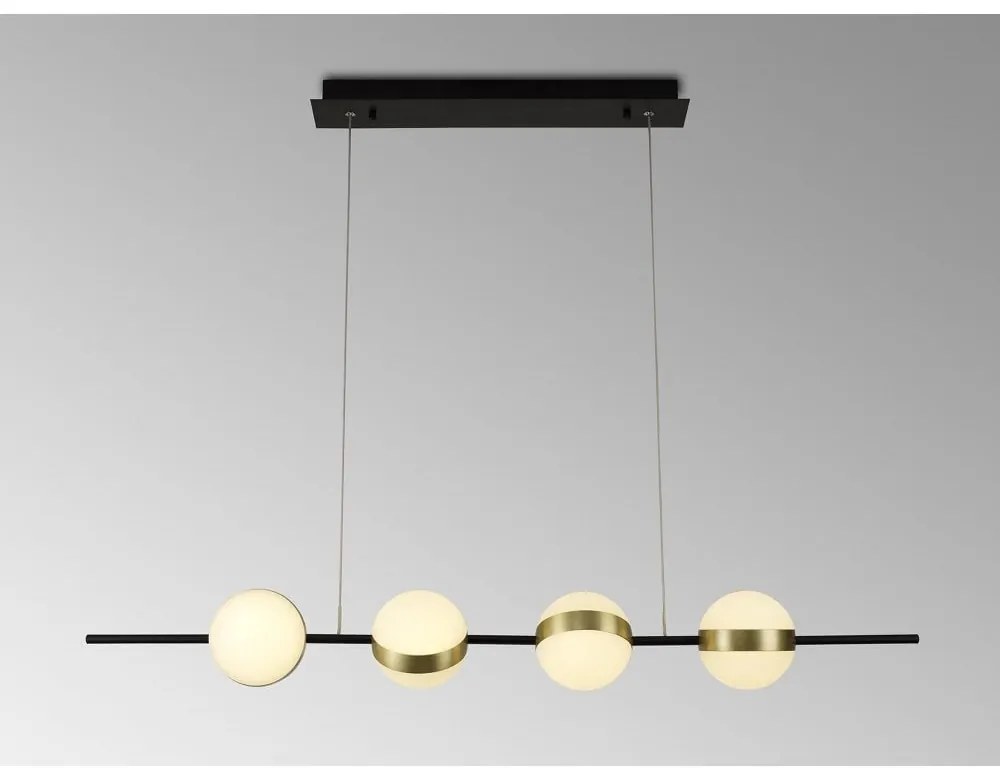 Lustra LED design Art Deco cu 4 surse de lumina Cuba