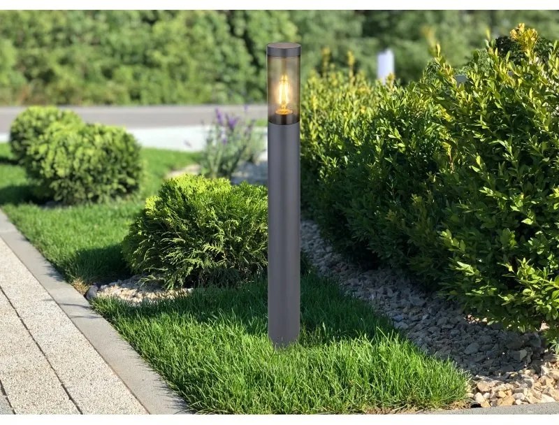Stalp exterior IP44 BOSTON antracit, fumuriu
