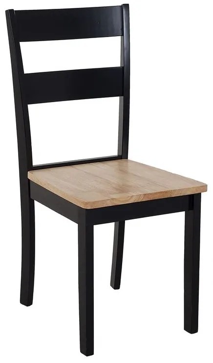 Set 2 buc. scaune pentru sufragerie Georgi (negru). 1010070