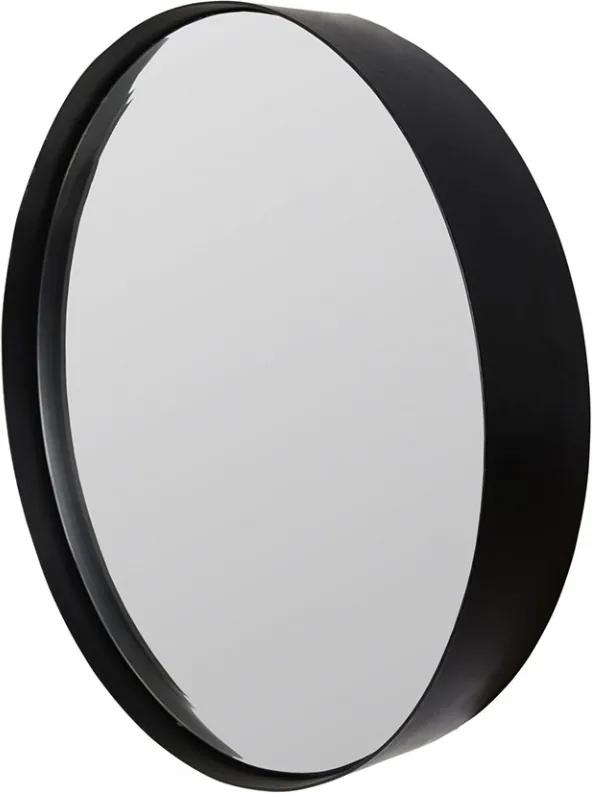 Oglinda rotunda neagra 75 cm Raj L White Label