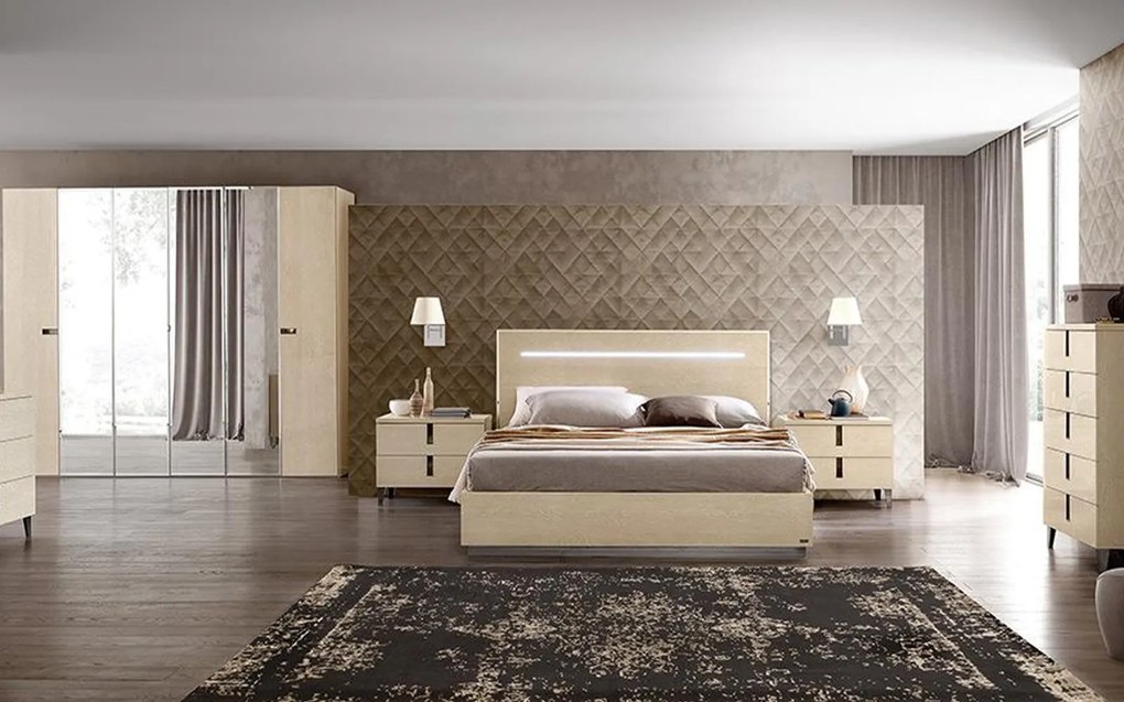 Pat lemn masiv Almira 160/180×200 cm - 180x200