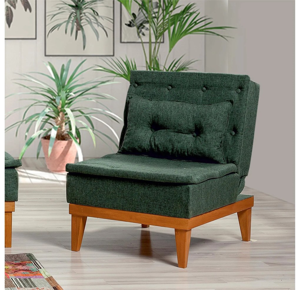 Set canapea fotoliu Flipper (Verde). 1101638