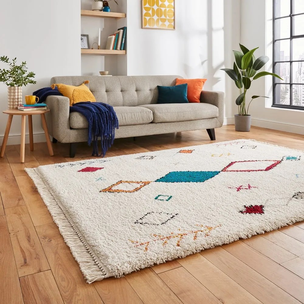 Covor bej 170x120 cm Boho - Think Rugs