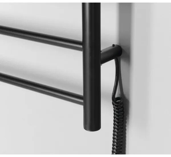 Sapho Uscător electric pentru prosoape REDONDO, 75 W / 230 V, 50 x 90 cm, negru mat