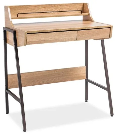 Birou MDF/stejar B-168 maro inchis