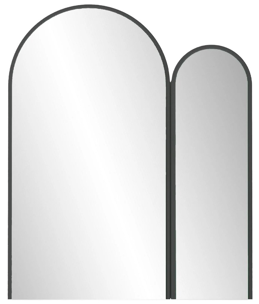 Oglindă decorativă Titeku (negru) . 1093650