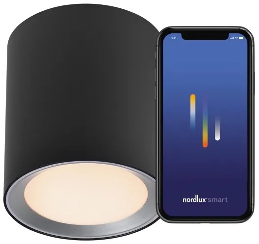 Spot LED dimabil pentru baie Nordlux LANDON SMART LED/8W/230V IP44 negru