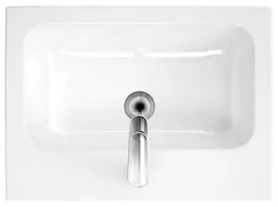 Lavoar pentru mobilier Cersanit, Colour, 60 cm, alb