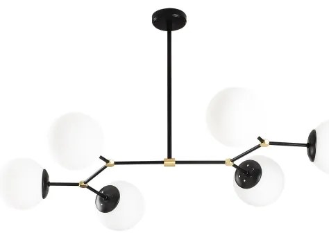 Lustră pe tijă DAMAR 6xE27/40W/230V