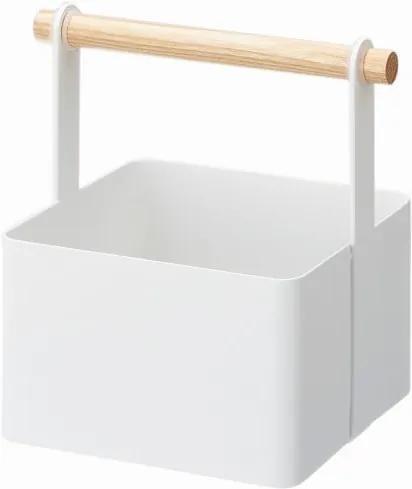Cutie multifuncțională YAMAZAKI Tosca Tool Box S, alb, lungime 16 cm