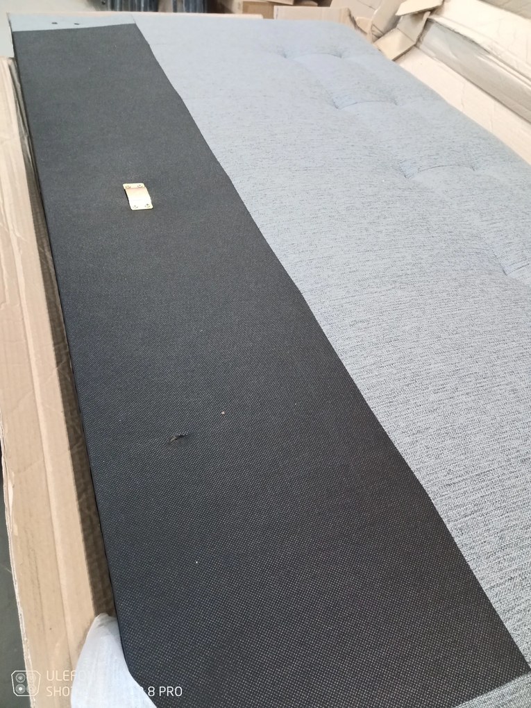 OFERTA Pat dublu gri ASCOT 160 x 200 cm II. calitate