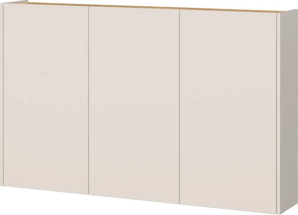 Dulap crem cu aspect de lemn de stejar 138x87x25 cm Libbiano – Germania