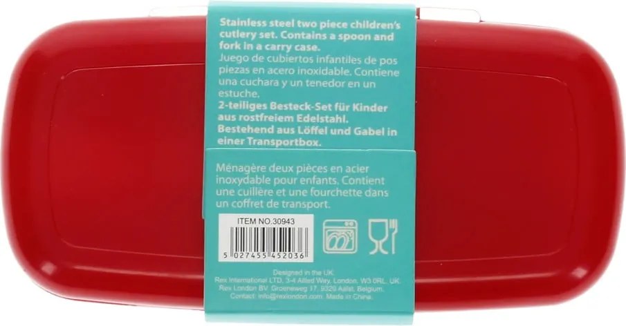 Tacâmuri pentru copii din oțel inoxidabil 2 buc. Baby Dinos – Rex London