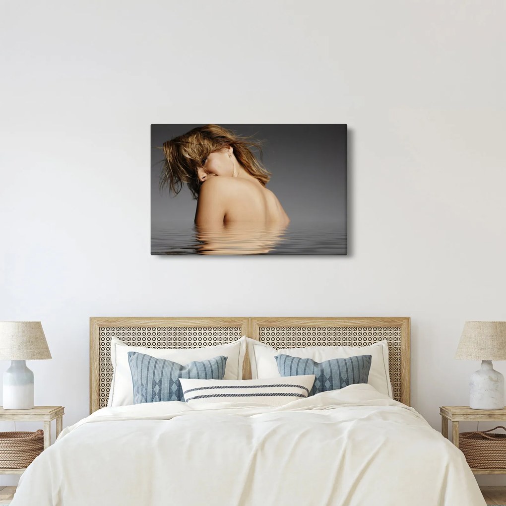Tablou - Imaginea unei femei care face baie (90x60 cm)