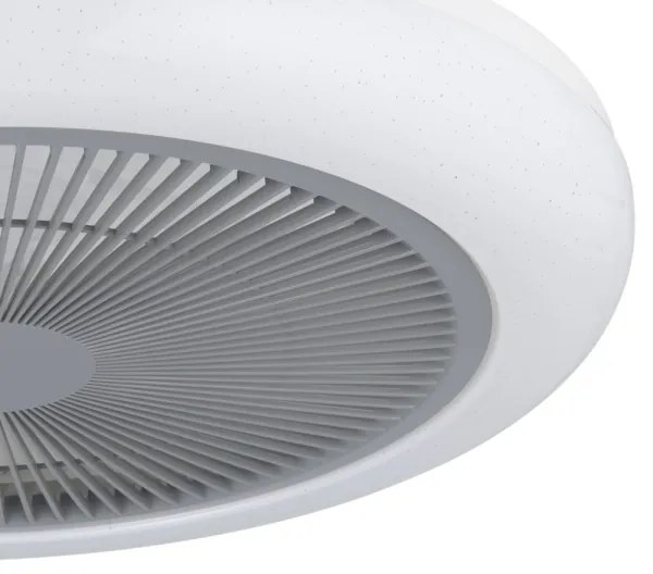 Ventilator LED dimabil de tavan Eglo 35138 KOSTRENA LED/25,5W/230V gri + telecomandă