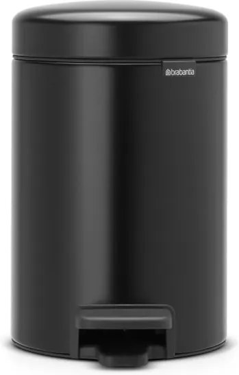 Coș de gunoi cu pedală Brabantia Newicon, 3 l, negru