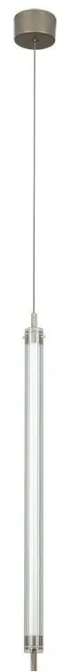 Pendul LED Vertical, Cilindric 20W 3000K BRUSHED COFFEE ZB-25169