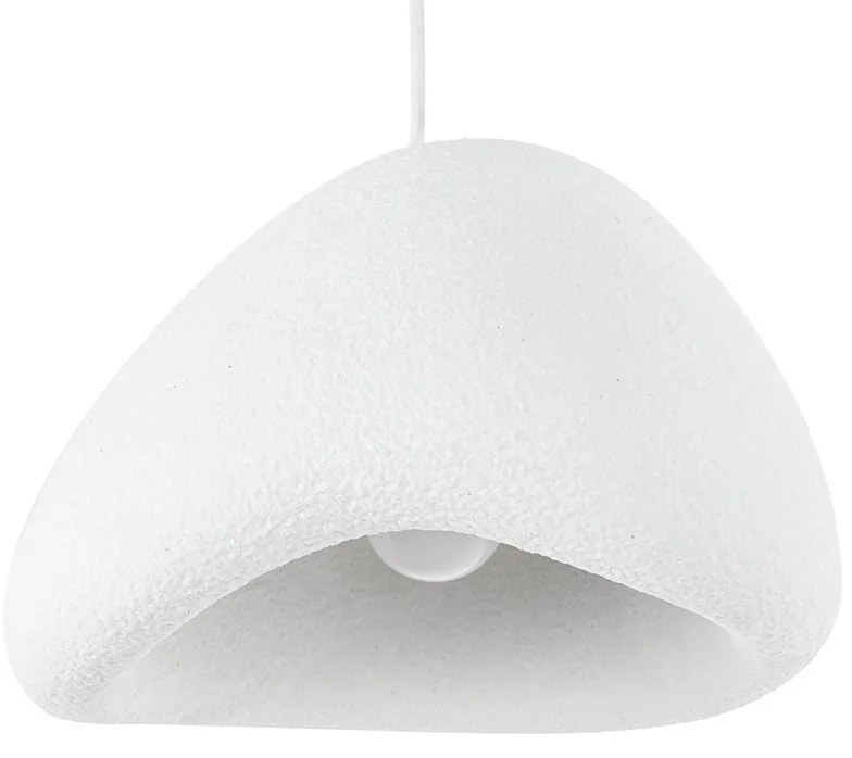 Lustra suspendata design decorativ Cloud alb 30cm