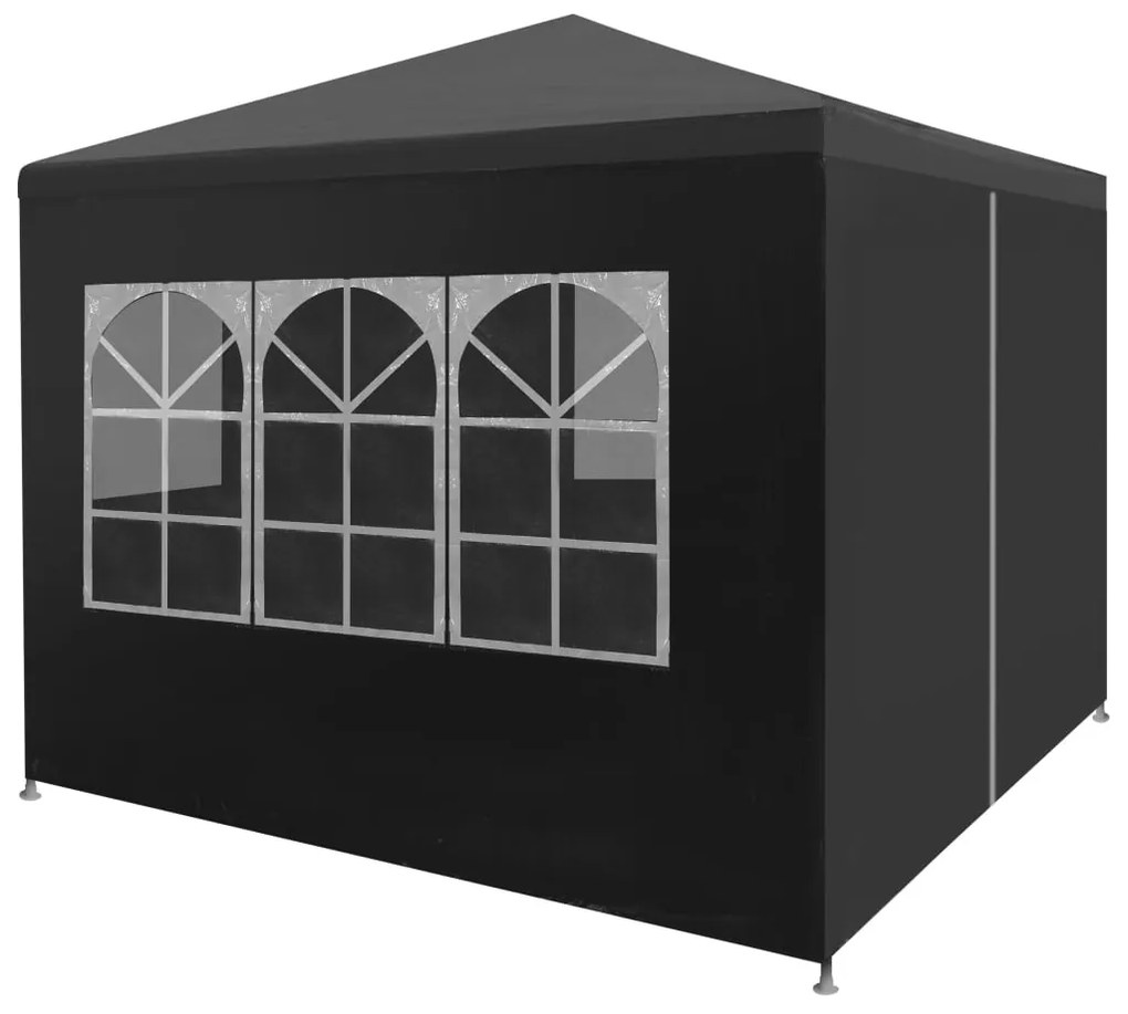 vidaXL Cort de petrecere, antracit, 3 x 3 m