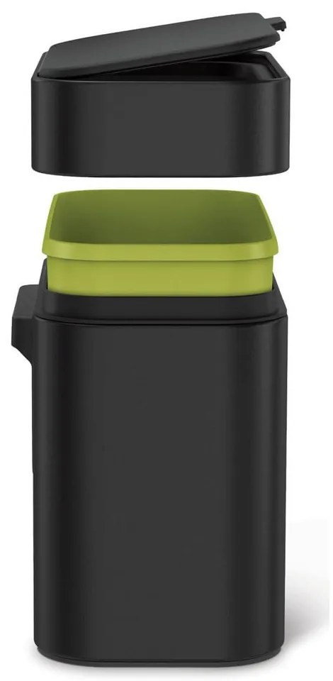 Coș pentru deșeuri compostabile negru mat 4 l – simplehuman