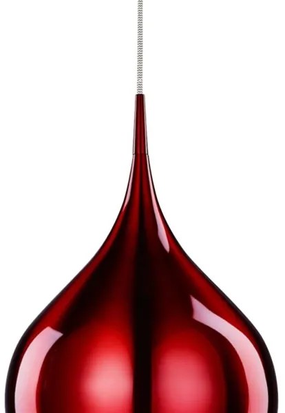 Searchlight - Lustră pe cablu VIBRANT 1xE27/60W/230V roșu