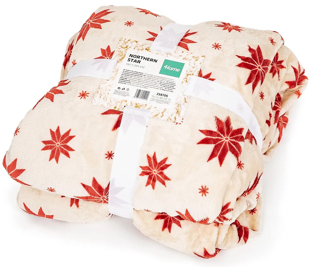 Pătură 4Home Northern star imitație de blăniță, 150 x 200 cm