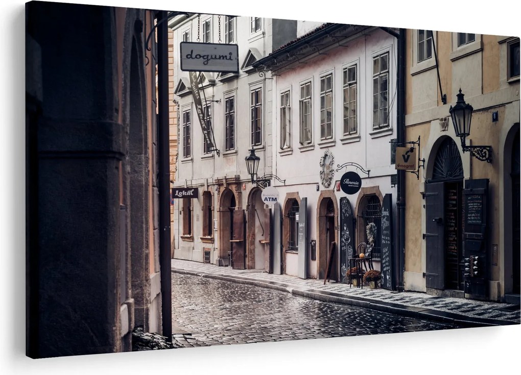Tablou - Strada din Praga (90x60 cm)