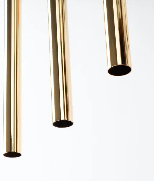 Lustră pe cablu Sollux SL.1196 PASTELO 3xG9/8W/230V auriu