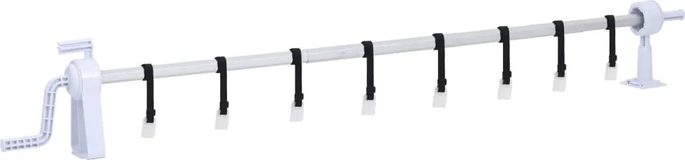 vidaXL Derulator de prelată pentru piscină cu bază din plastic