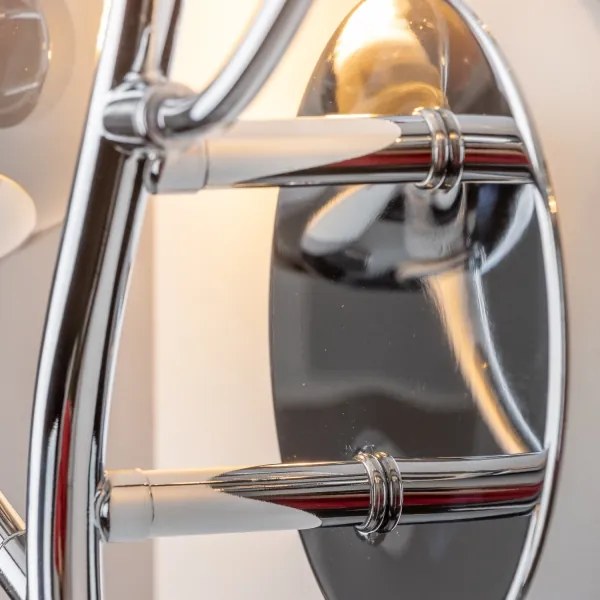 Brilagi - Aplica LED de perete MISTEL 3xG9/3W/230V negru cromat/sticlă fumurie