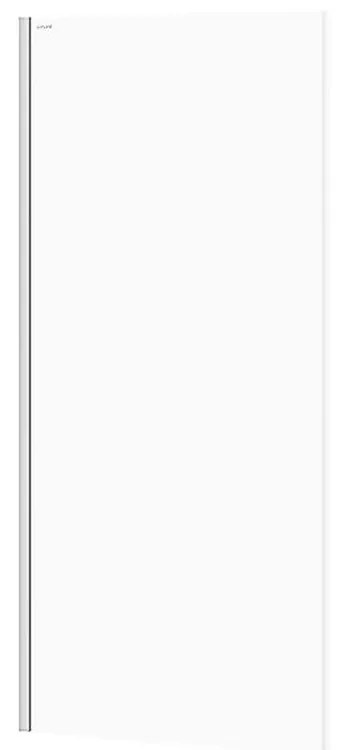 Perete lateral fix 90x195 cm Cersanit Moduo profil crom 900x1950 mm