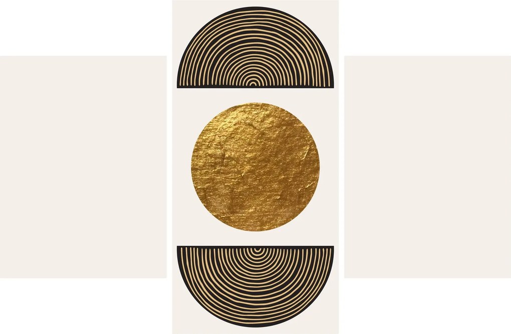 Tablou - Ornament de aur N⁰1 (90x60 cm)