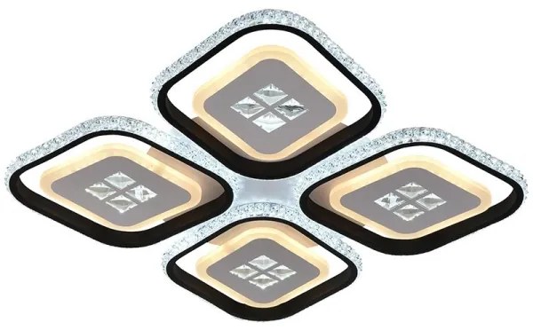 Lustră LED dimabilă aplicată LED/130W/230V 3000-6500K + telecomandă