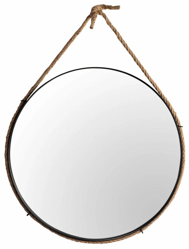 Oglinda rotunda Loft 60 cm neagra MSJ-60B